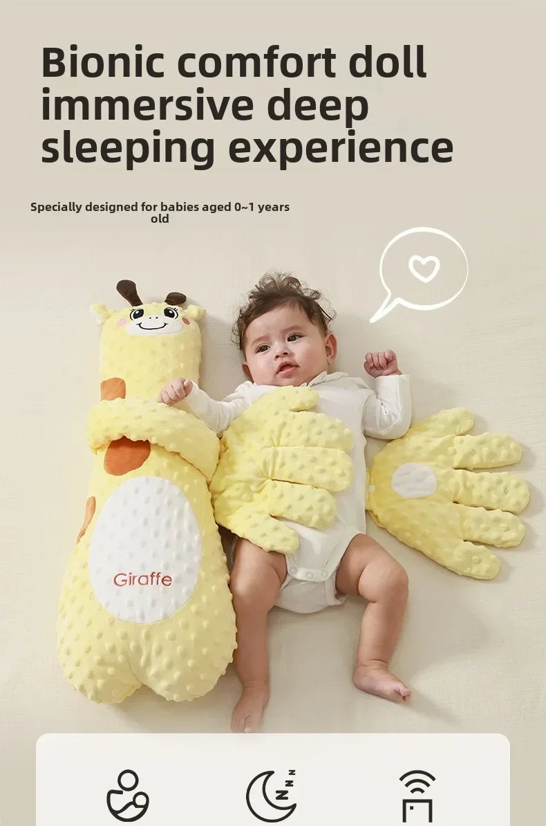 🤱 Boneca Mãozinha Calmante | Almofada Elétrica com Toque Suave para Bebês