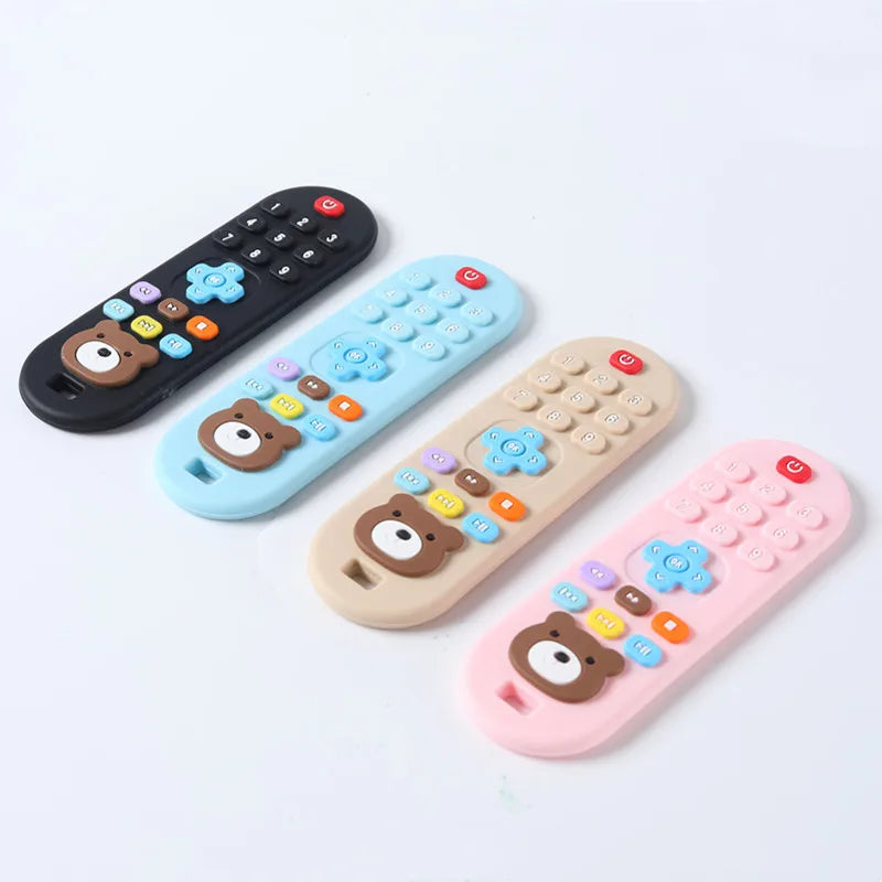 Mordedor Sensorial Montessori em Formato de Controle 🎮