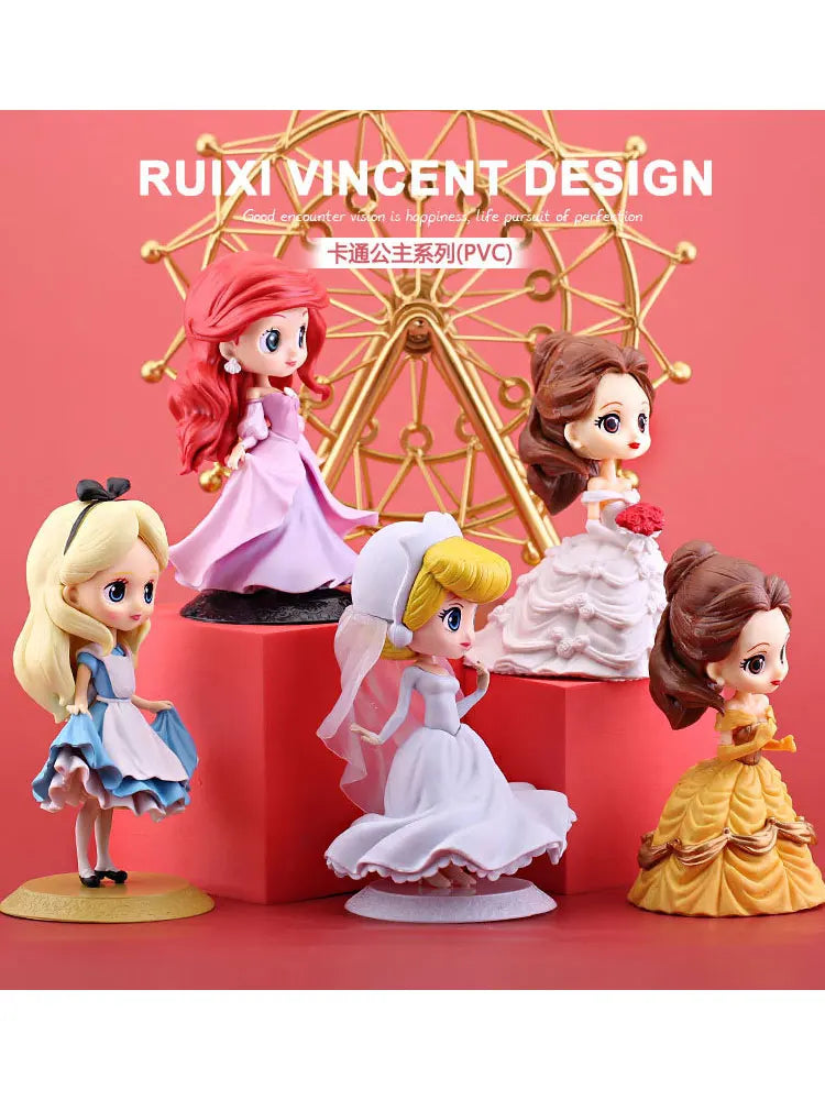 Bonecas Princesas Disney – Belle, Ariel, Branca de Neve, Cinderela, Rapunzel