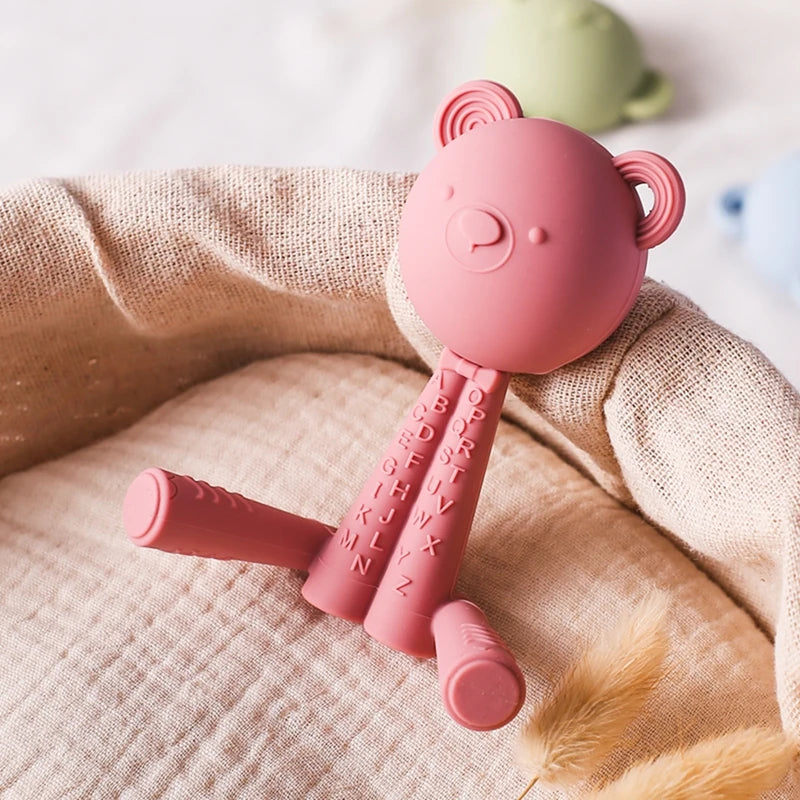 Mordedor de Silicone em Formato de Animal 🍼