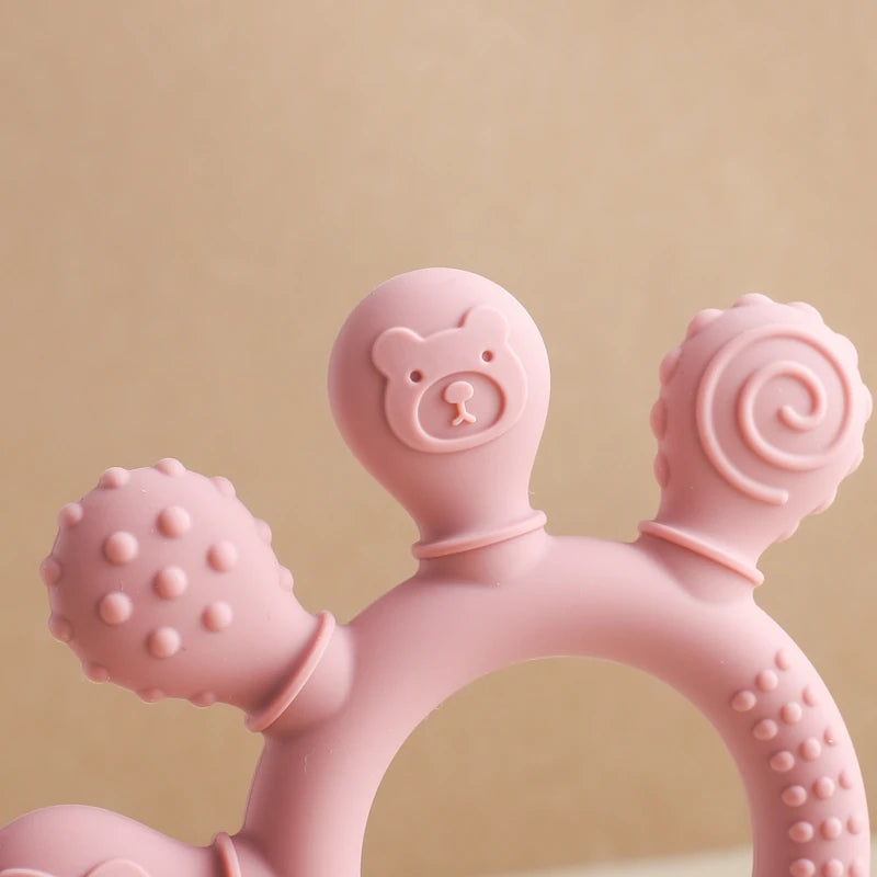 Mordedor de Silicone em Formato de Animal 🍼