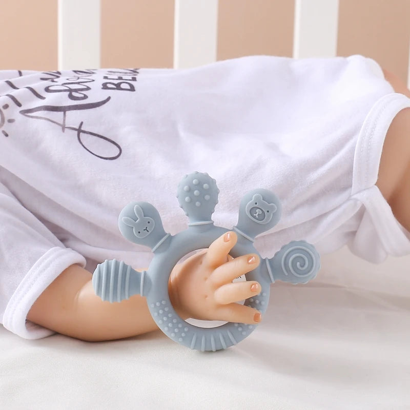 Mordedor de Silicone em Formato de Animal 🍼