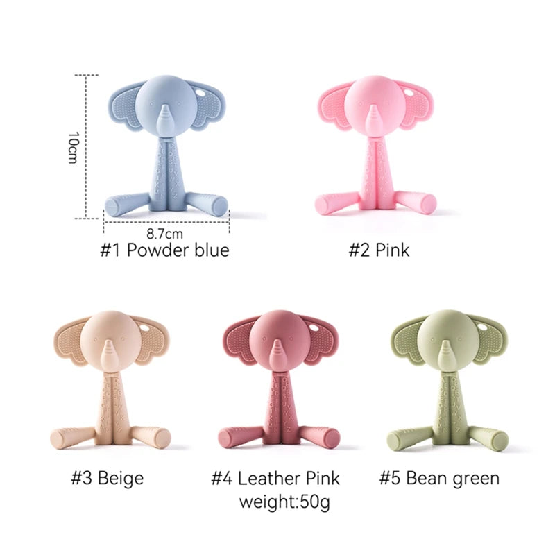 Mordedor de Silicone em Formato de Animal 🍼