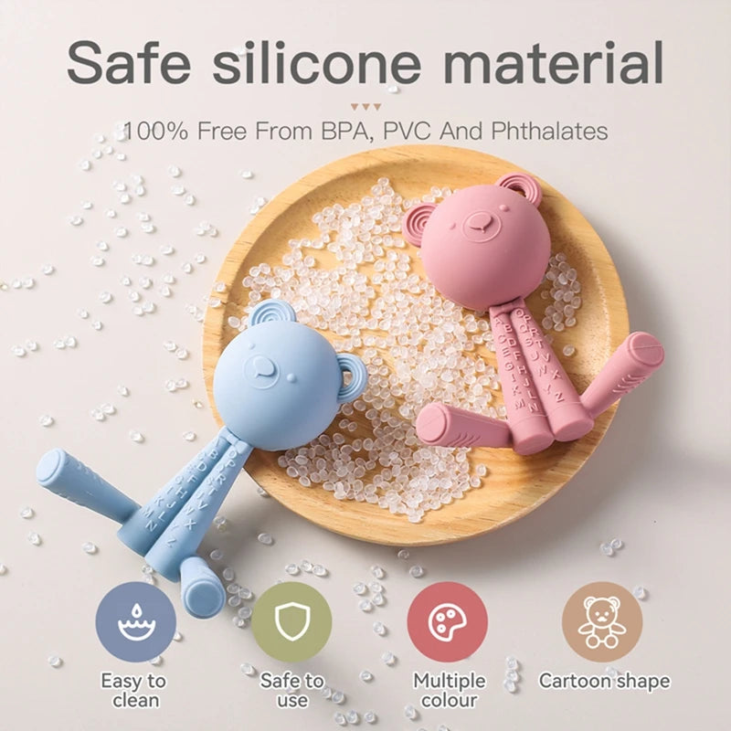 Mordedor de Silicone em Formato de Animal 🍼