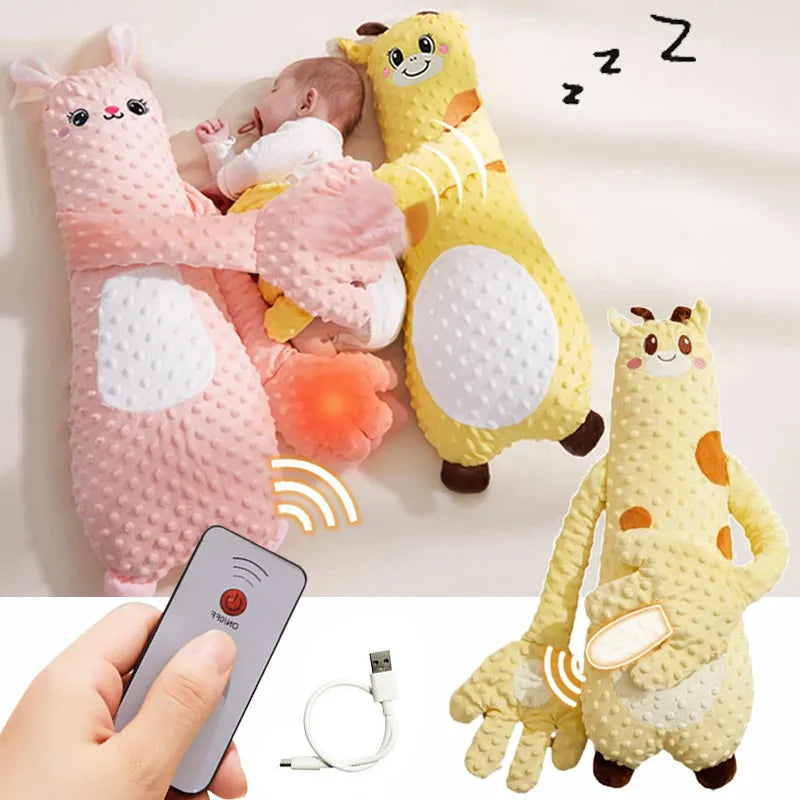 🤱 Boneca Mãozinha Calmante | Almofada Elétrica com Toque Suave para Bebês