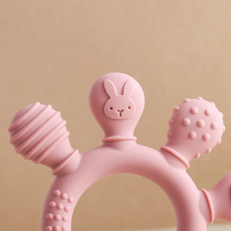 Mordedor de Silicone em Formato de Animal 🍼