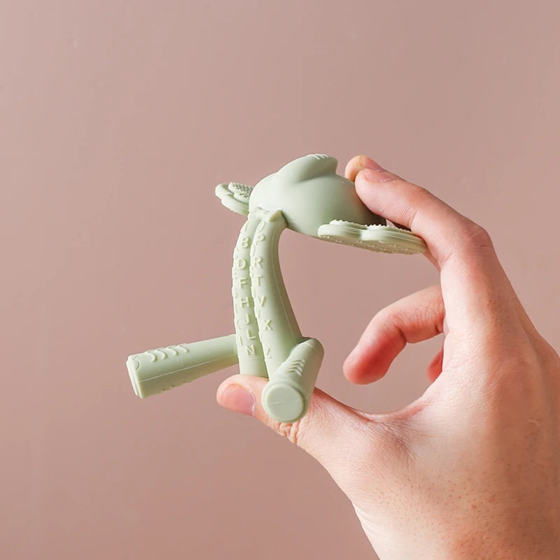 Mordedor de Silicone em Formato de Animal 🍼