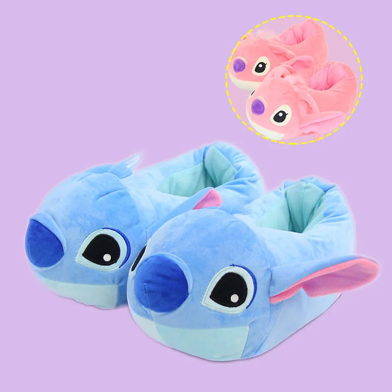 Chinelos de Pelúcia Stitch – Estilo Cosplay Kawaii