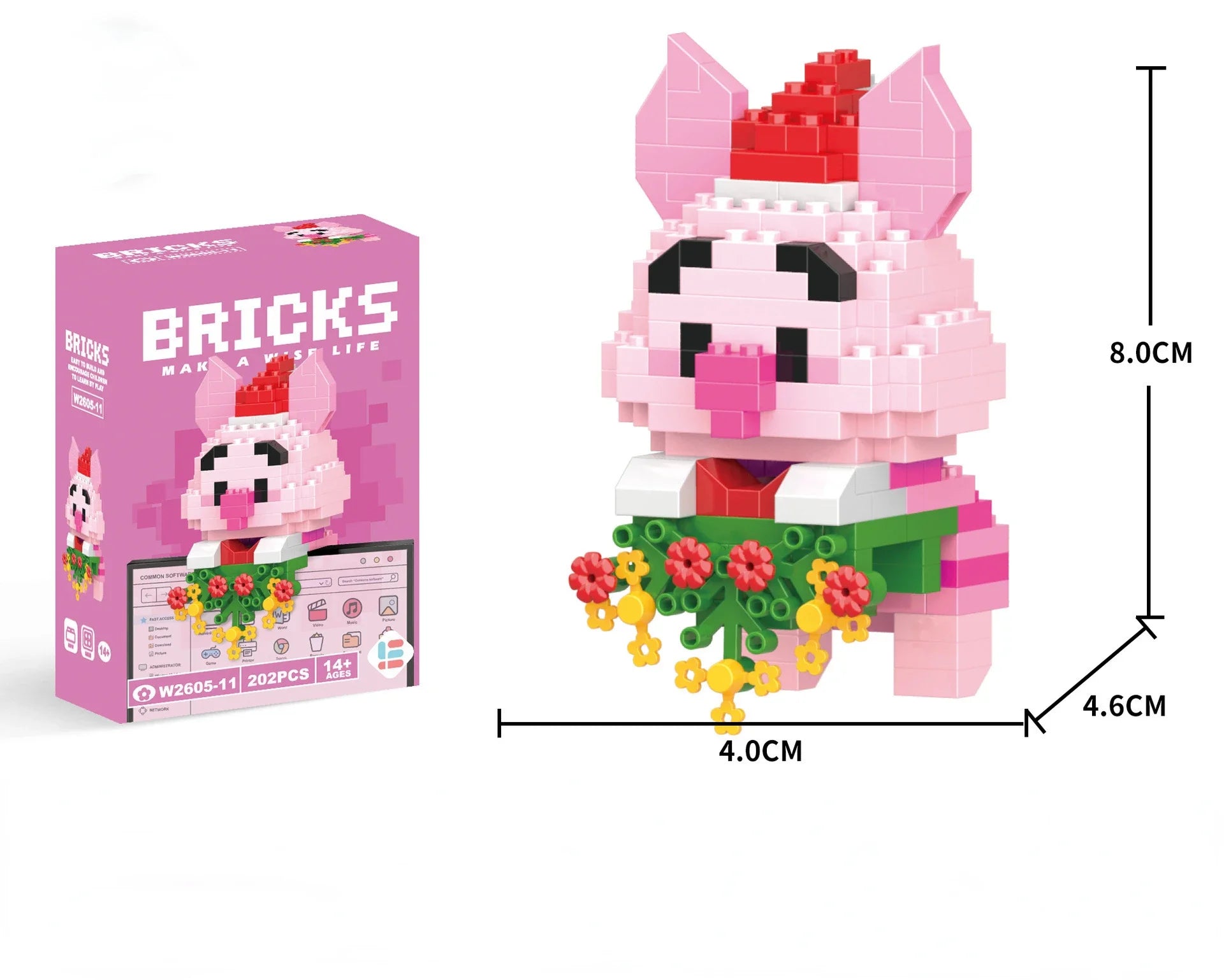 Blocos de Montar Ursinho Pooh – Personagens Disney