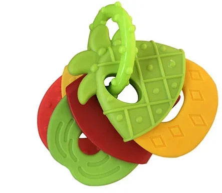 Mordedor de Silicone em Formato de Fruta 🍓