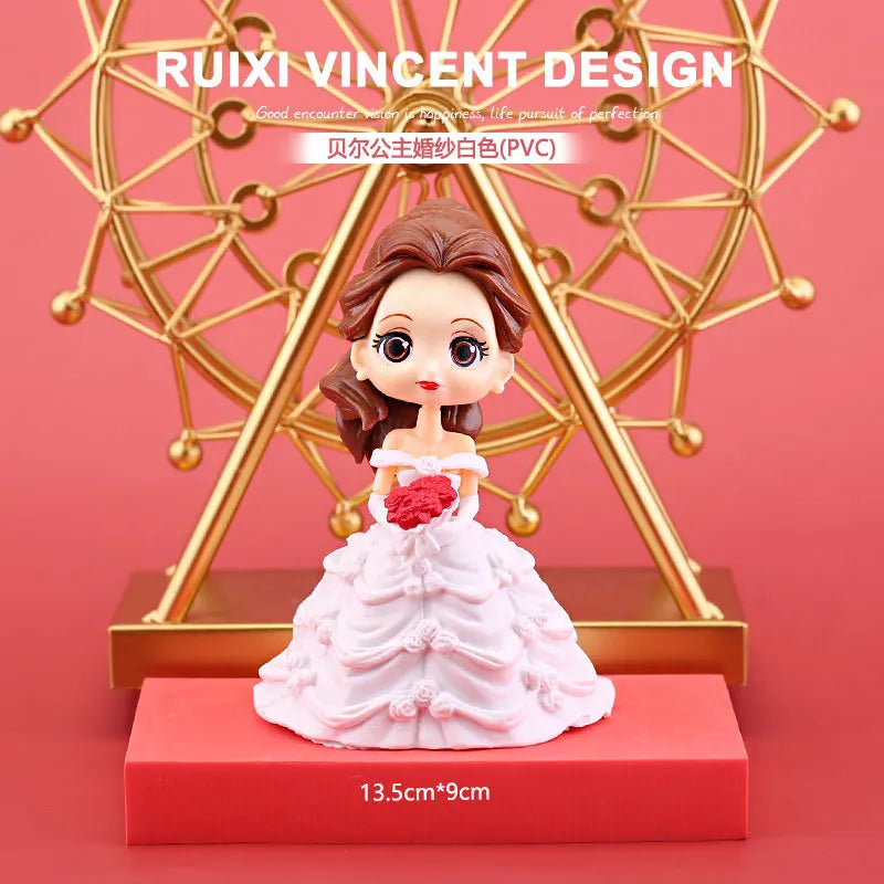 Bonecas Princesas Disney – Belle, Ariel, Branca de Neve, Cinderela, Rapunzel
