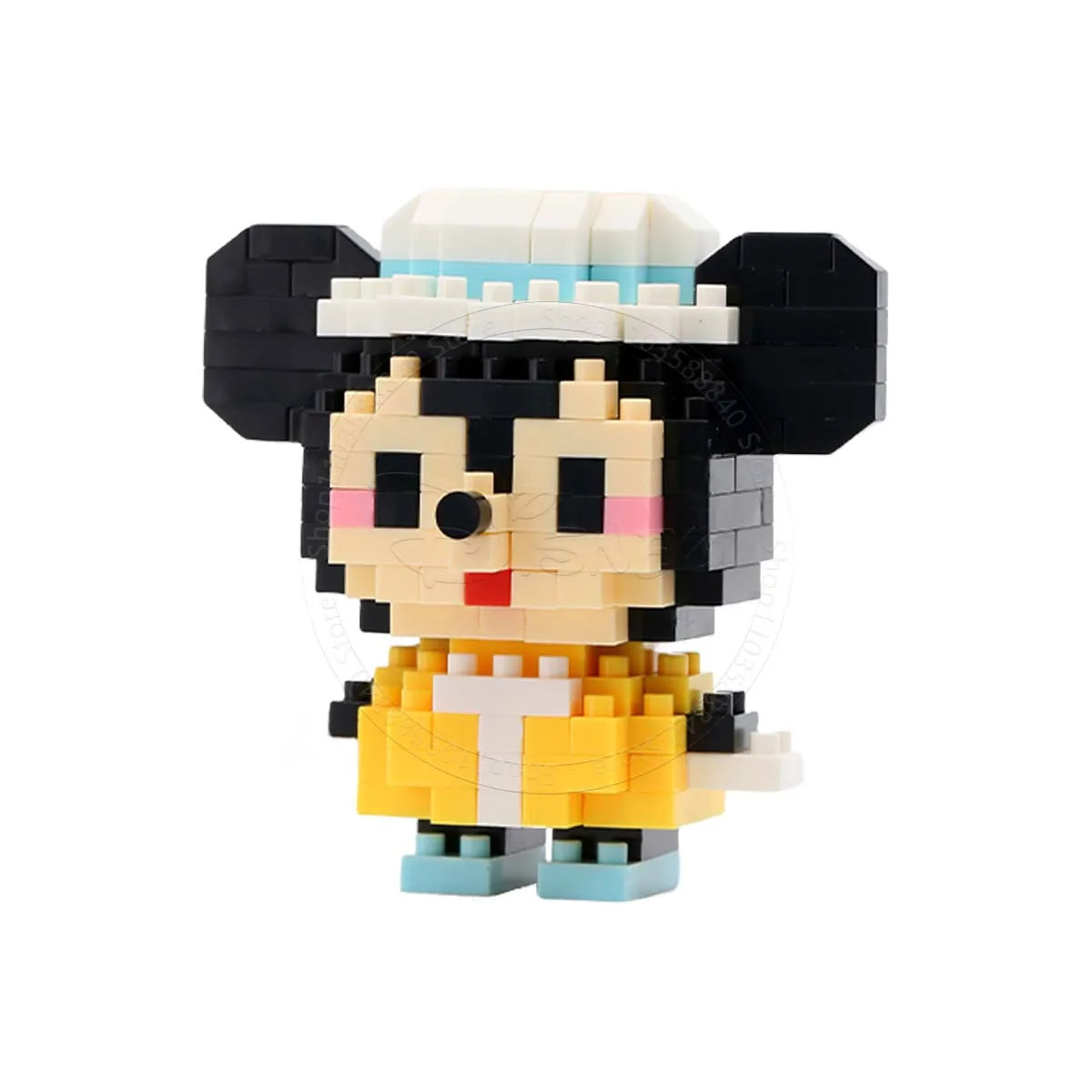 Blocos de Montar Mini Disney – Princesas, Stitch, Mickey e Outros
