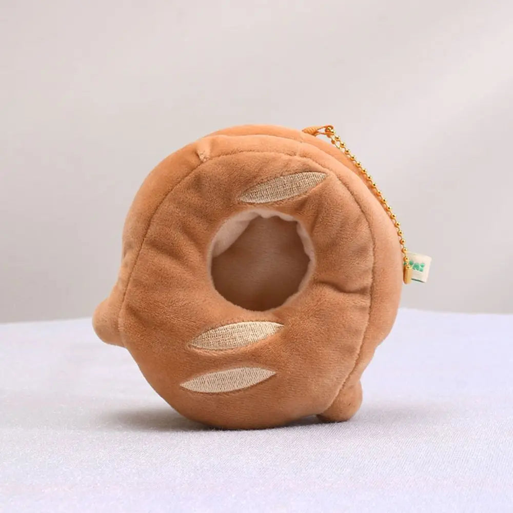 🍞✨ Pelúcias Pãozinho | Ursinho e Coelhinho – Chaveiro Kawaii de Pelúcia