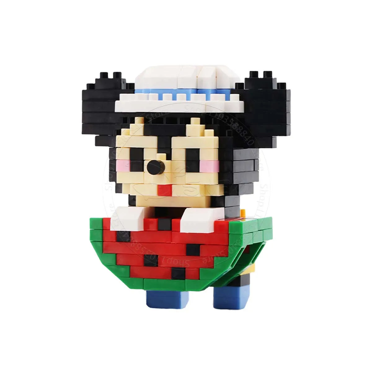 Blocos de Montar Mini Disney – Princesas, Stitch, Mickey e Outros