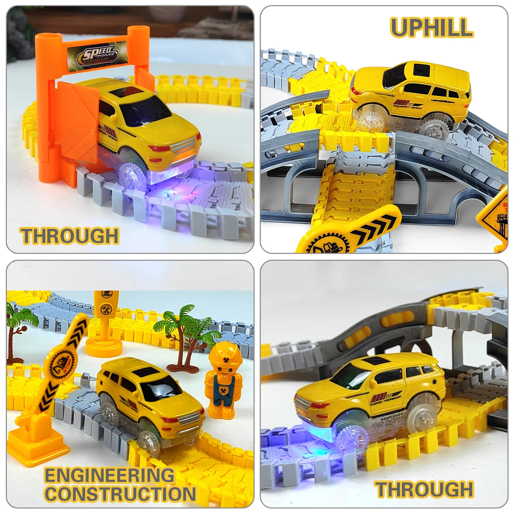 🚂 Brinquedo de Trilha com Carros e Trem Elétrico | Pista Educativa Infantil