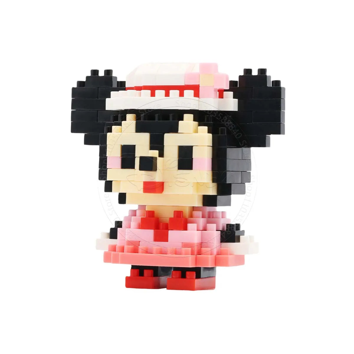 Blocos de Montar Mini Disney – Princesas, Stitch, Mickey e Outros