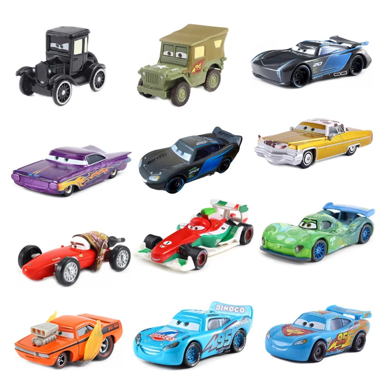 Disney Pixar Carros | Relâmpago McQueen, Jackson Storm e Outros