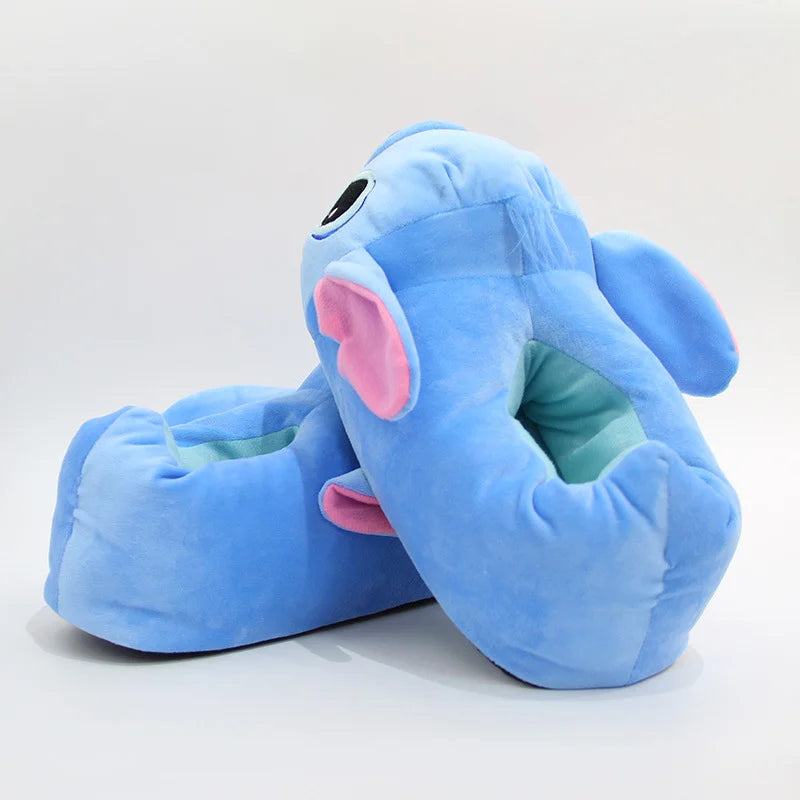 Chinelos de Pelúcia Stitch – Estilo Cosplay Kawaii