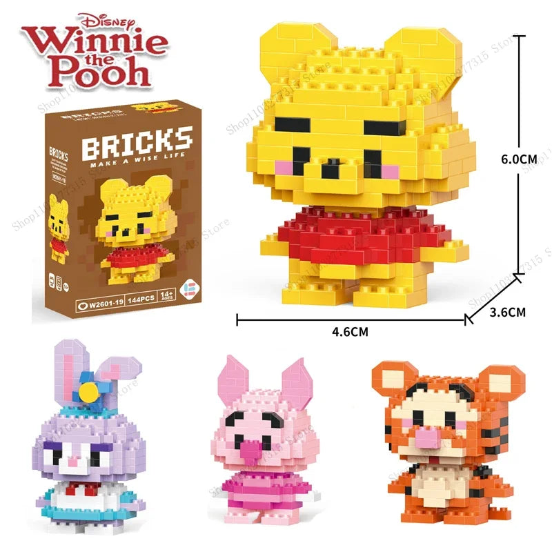 Blocos de Montar Ursinho Pooh – Personagens Disney