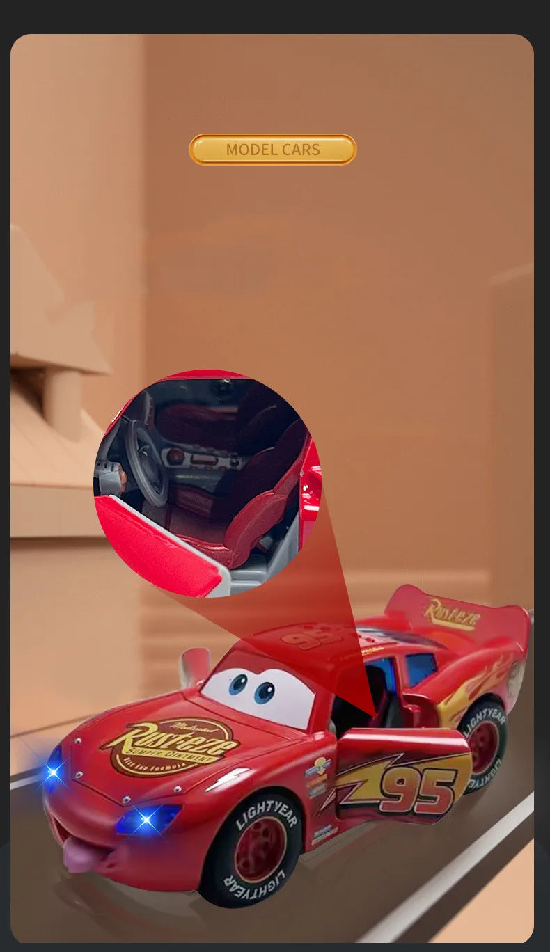 Carro Relâmpago McQueen com Som e Luz – Edição Disney Pixar